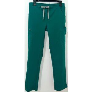 Figs Hunter Green Skinny Scrub Pants